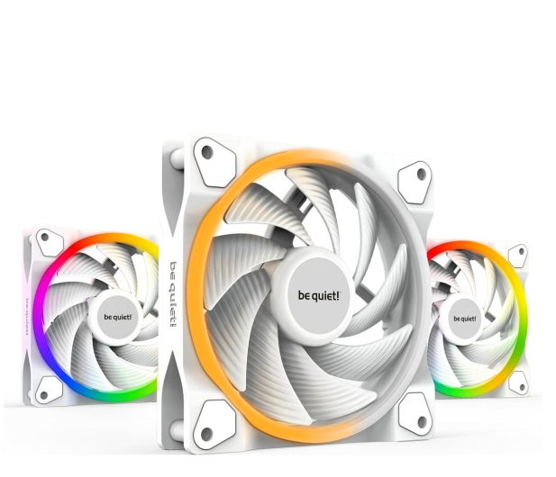 BE QUIET! Light Wings White 120 PWM High-speed Triple-Pack 3x120mm BL101 - 1138226 - zdjęcie